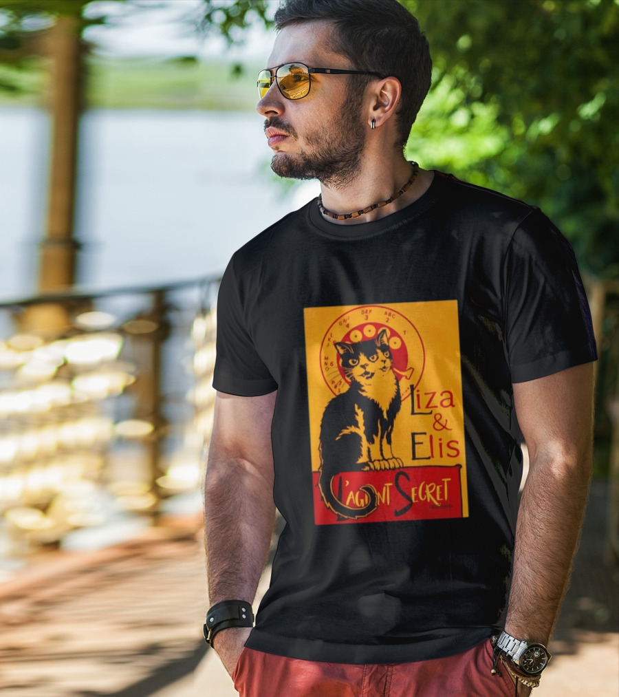 Liza E Elis Gata L'Agent Secret T-Shirt
