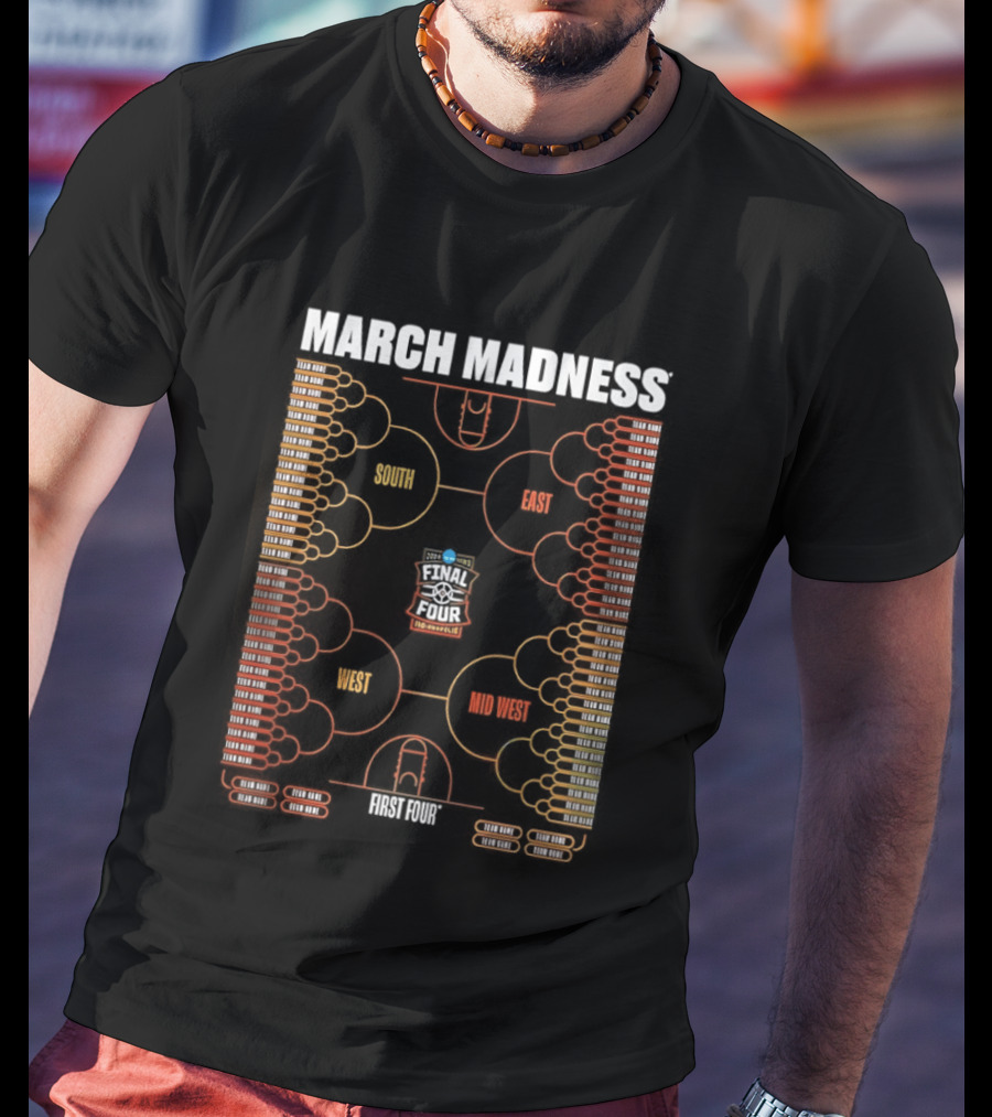 March Madness NCAA Men's Basketball Tournament 2026 Bracket Championship T-Shirt