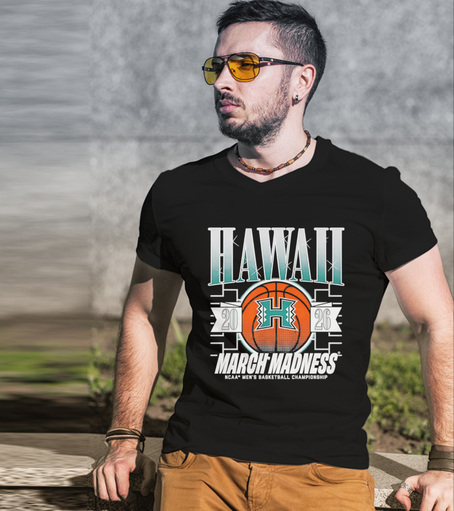 Hawaii 2026 March Madness NCAA Men's Basketball Championship T-Shirt