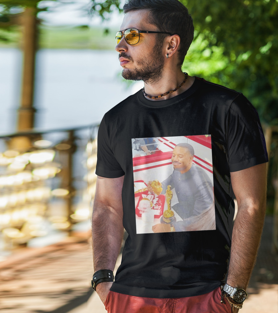 Michael B Jordan Burger Celebration Sinners 2026 Oscar T-Shirt