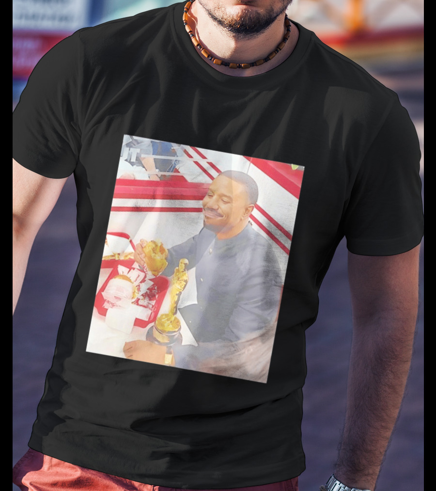 Michael B Jordan Burger Celebration Sinners 2026 Oscar T-Shirt