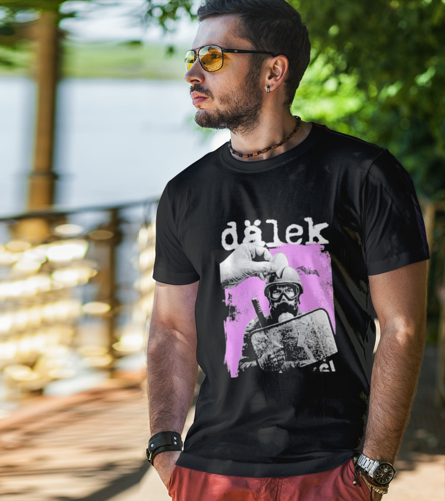 Dalek Brilliance Moon Tour Riot Gear Gas Mask T-Shirt