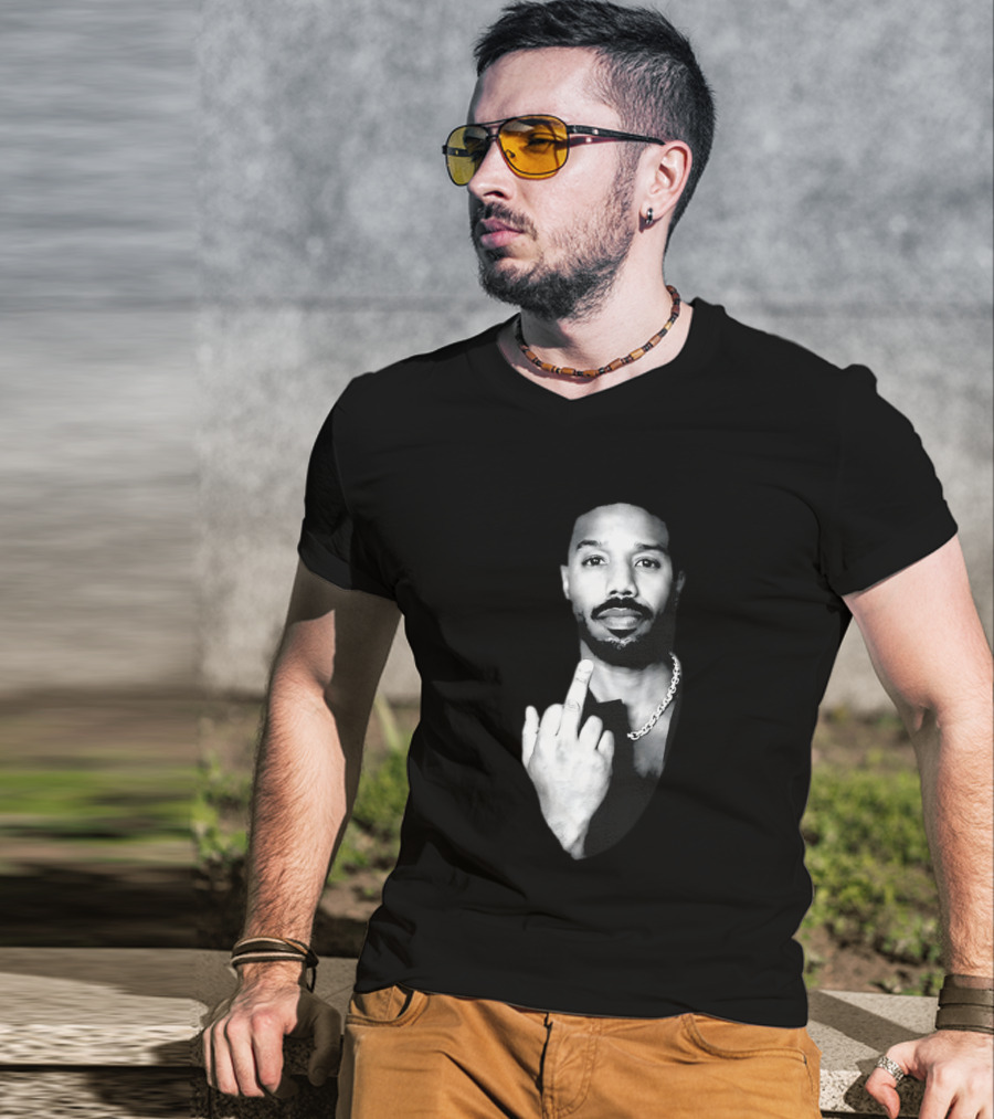Michael B. Jordan Best Actor 2026 Oscar Middle Finger T-Shirt