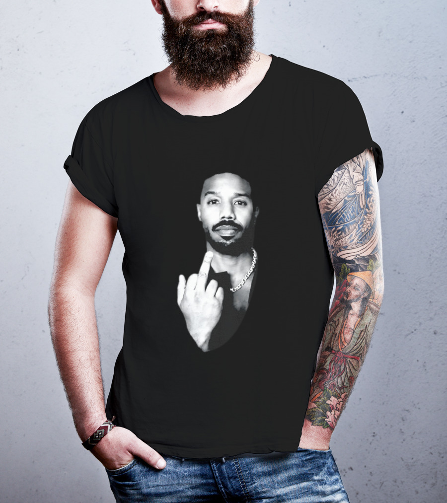 Michael B. Jordan Best Actor 2026 Oscar Middle Finger T-Shirt
