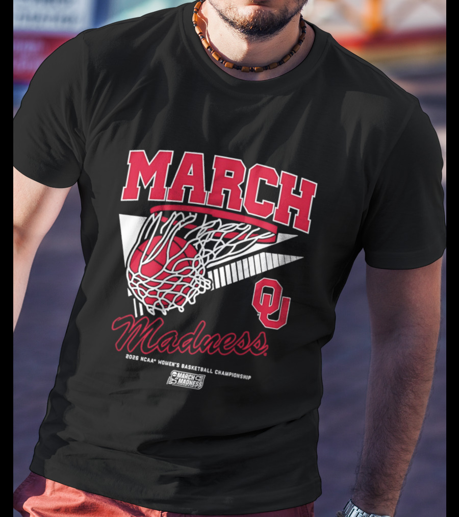 Oklahoma Sooners March Madness 2026 NCAA Women's Basketball Championship T-Shirt