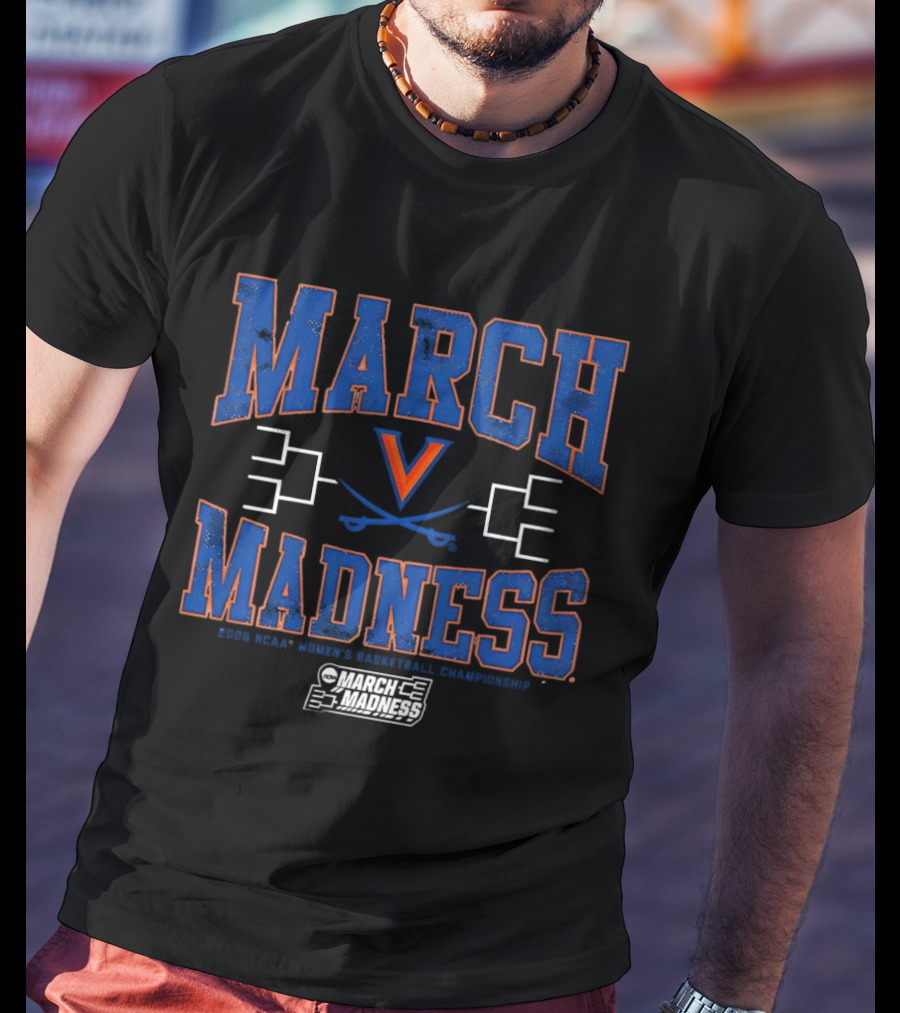 Virginia Cavaliers March Madness 2026 NCAA Women's Basketball Championship T-Shirt