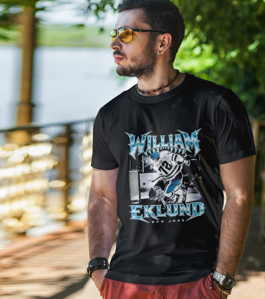 William Eklund San Jose Ice Hockey Player 72 Jersey T-Shirt