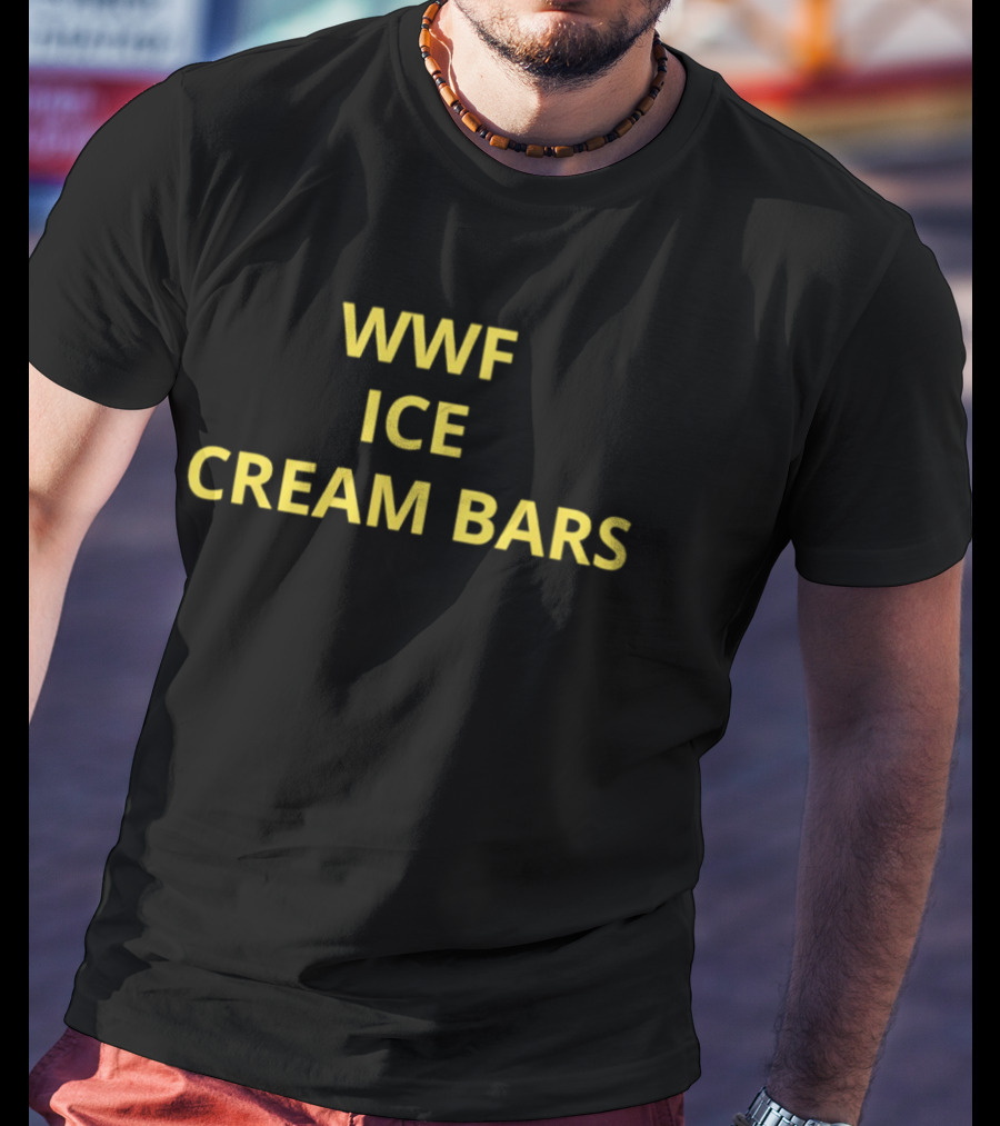 WWF Ice Cream Bars Retro Nostalgia Iconic Treats T-Shirt