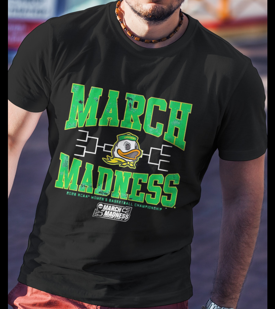 Oregon Ducks March Madness Women's Basketball Championship T-Shirt