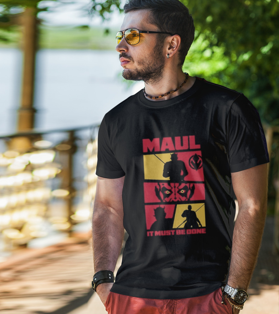 Maul Shadow Lord It Must Be Done Star Wars T-Shirt