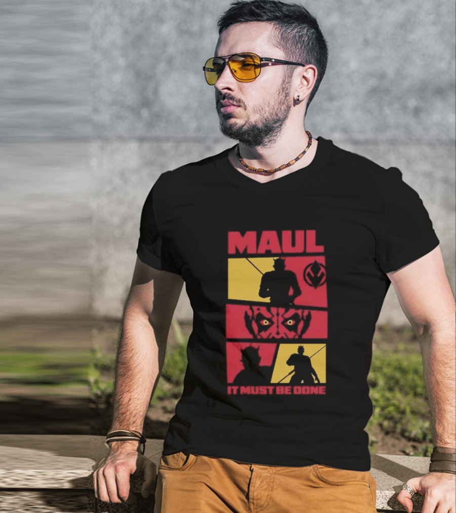 Maul Shadow Lord It Must Be Done Star Wars T-Shirt