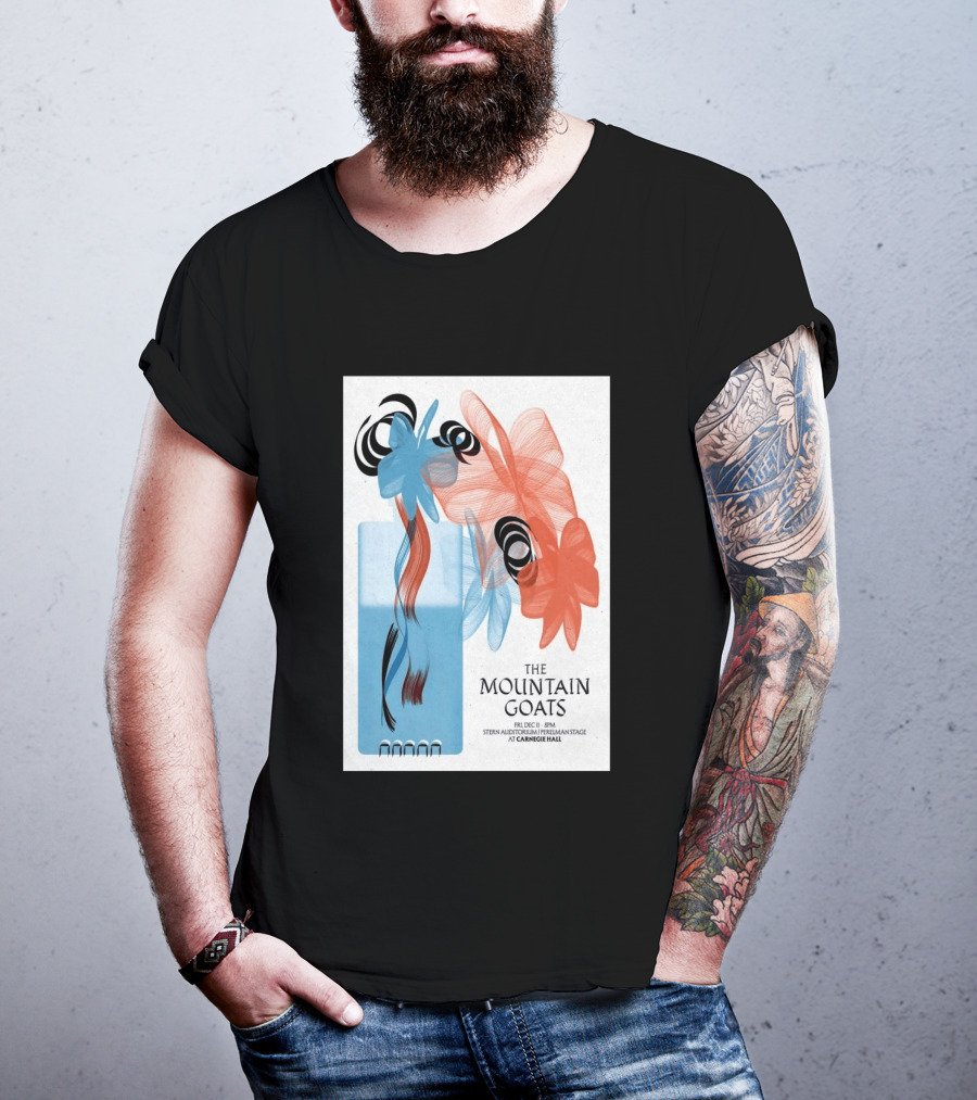 The Mountain Goats Carnegie Hall NYC Dec 11 2026 Stern Auditorium Perelman Stage T-Shirt