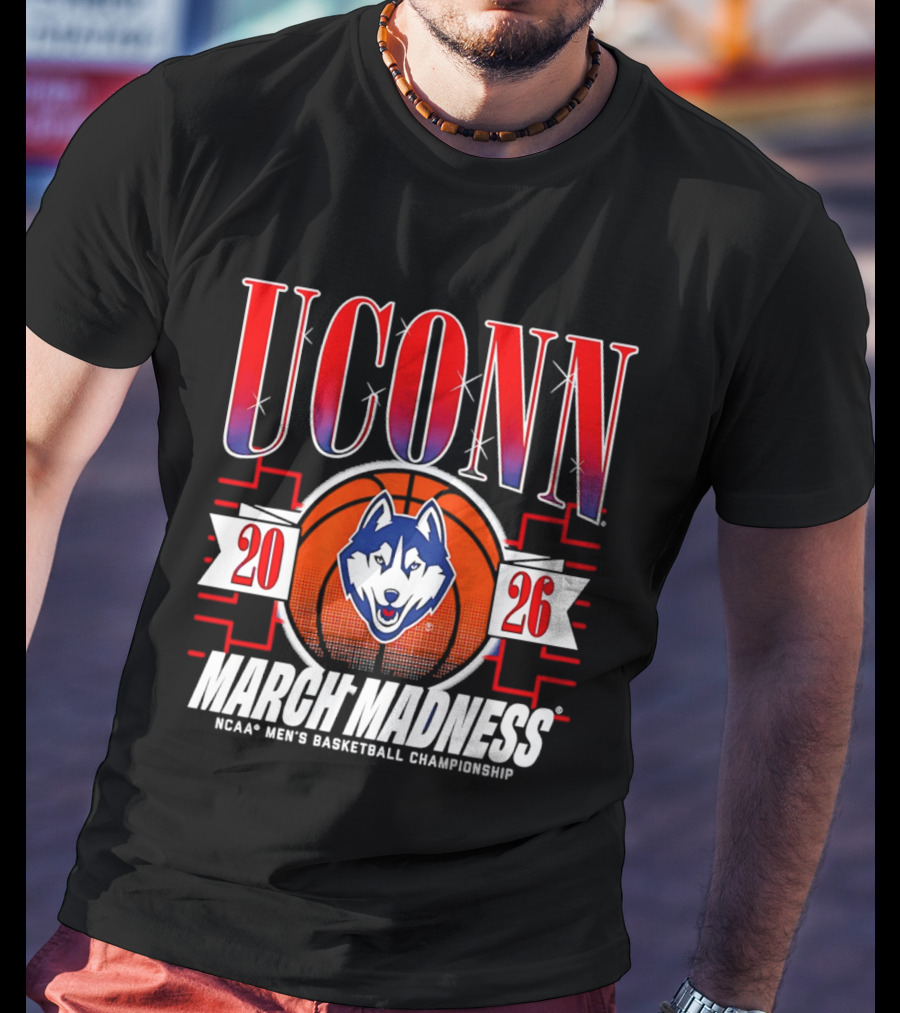 UConn Huskies 2026 NCAA Men's Basketball Championship March Madness T-Shirt