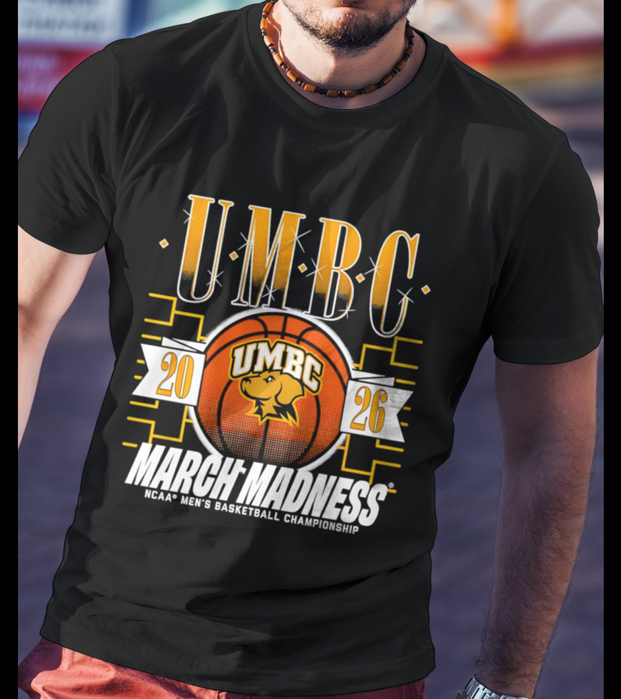 UMBC Retrievers 2026 NCAA Men's Basketball March Madness Championship T-Shirt