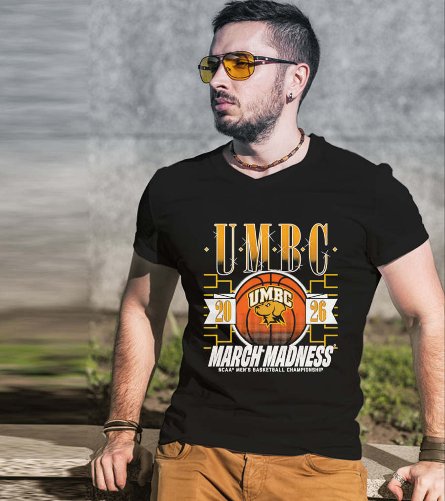 UMBC Retrievers 2026 NCAA Men's Basketball March Madness Championship T-Shirt