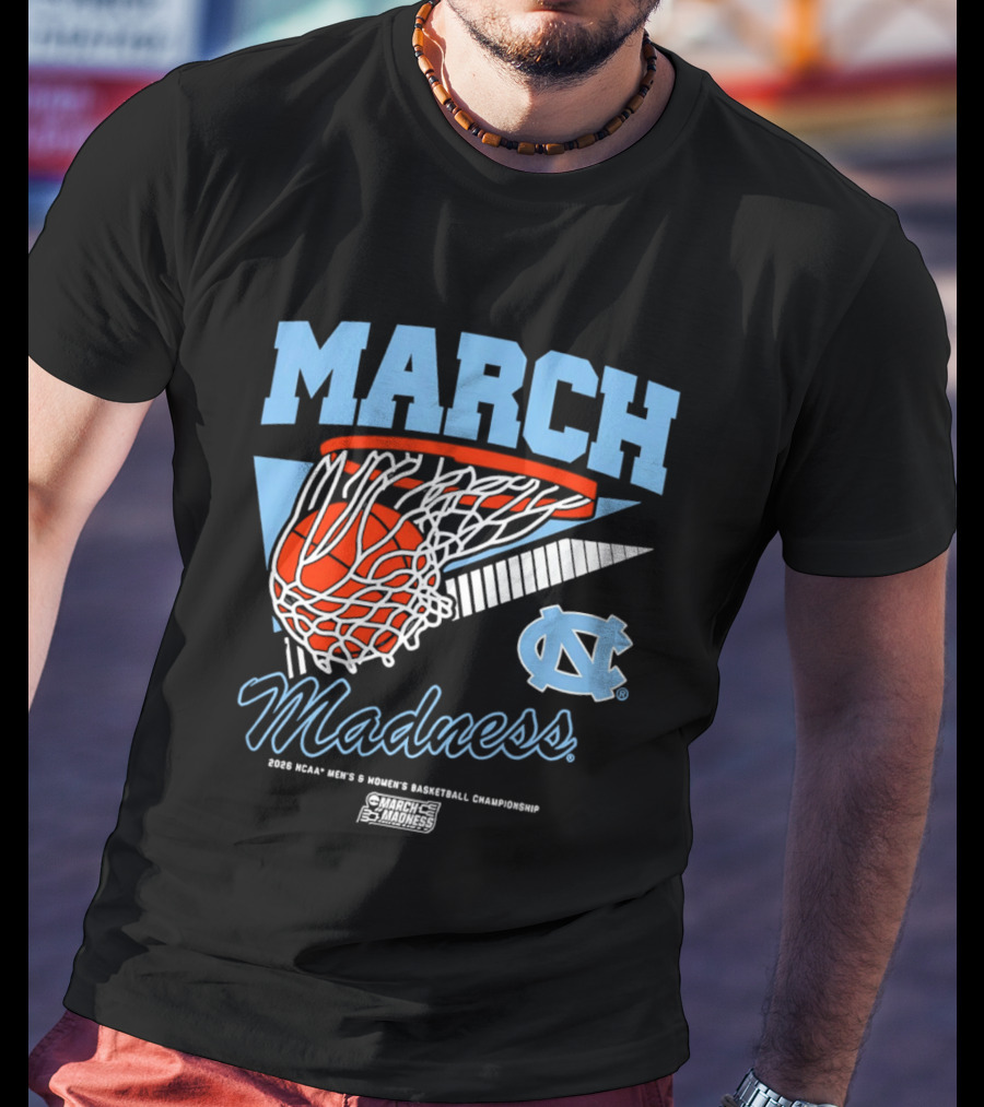 UNC Tar Heels 2026 March Madness NCAA Basketball Championship T-Shirt