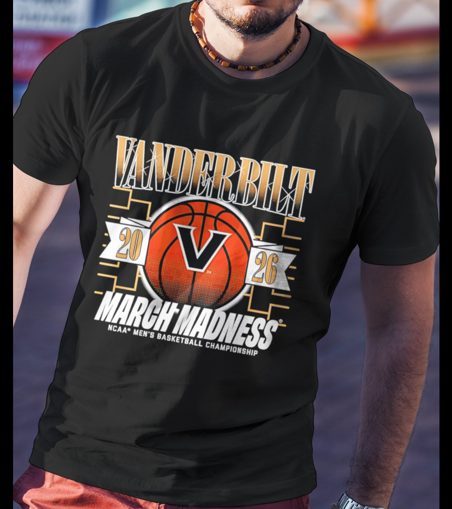 Vanderbilt Basketball 2026 NCAA March Madness Championship T-Shirt