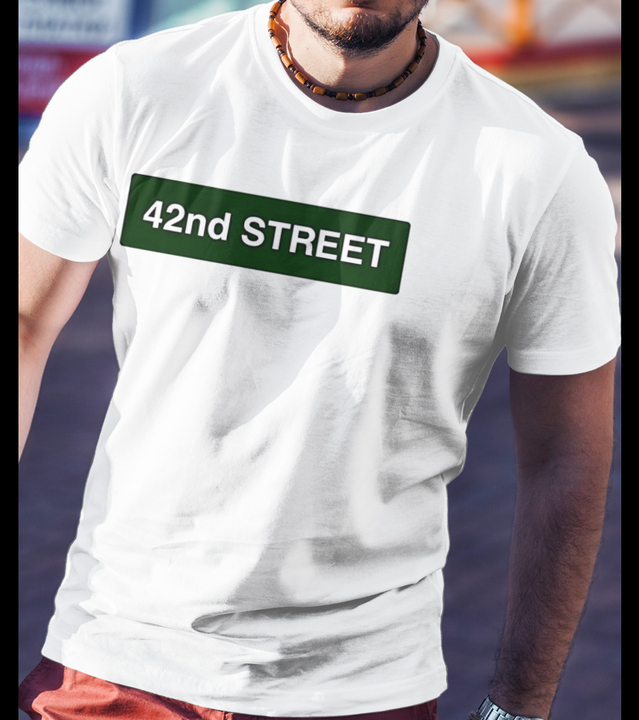 42nd Street Station Vintage Subway Sign T-Shirt