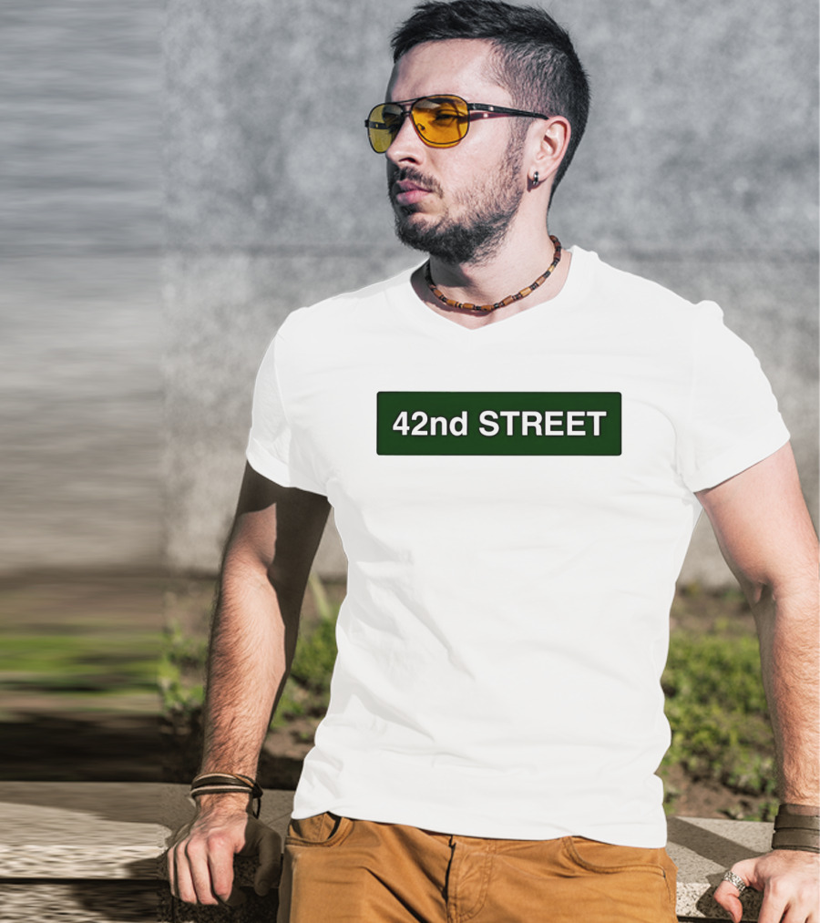 42nd Street Station Vintage Subway Sign T-Shirt