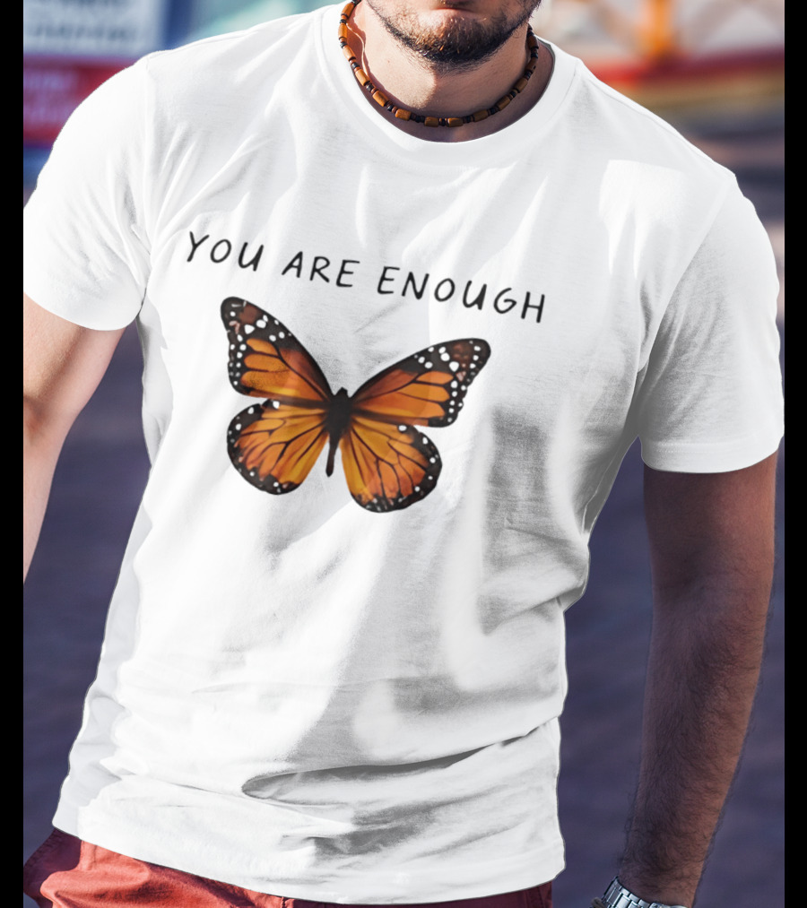 Charlotte Flair You Are Enough Butterfly Affirmations T-Shirt