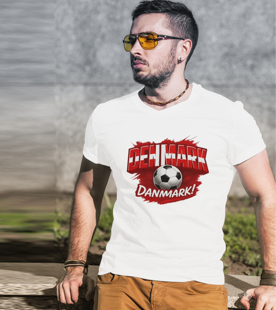 Denmark Danmark Soccer FIFA World Cup 2026 Football Team T-Shirt
