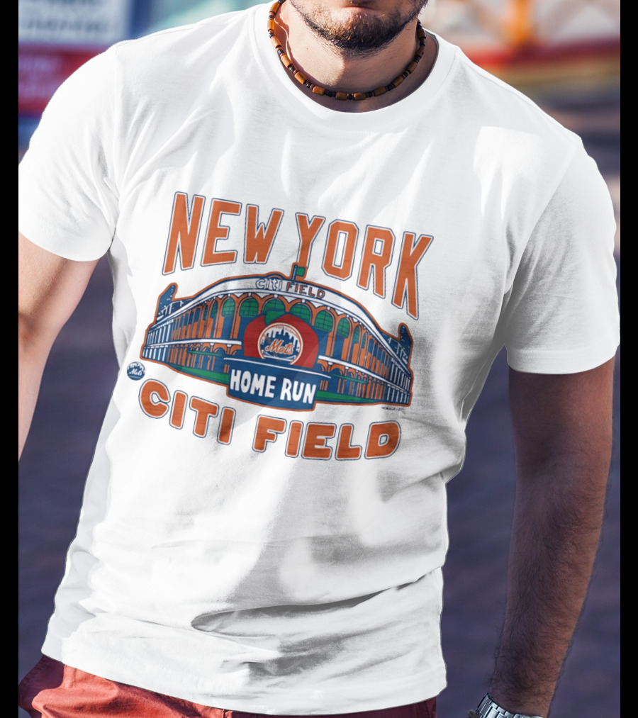 New York Mets Citi Field Home Run Mets Stadium T-Shirt