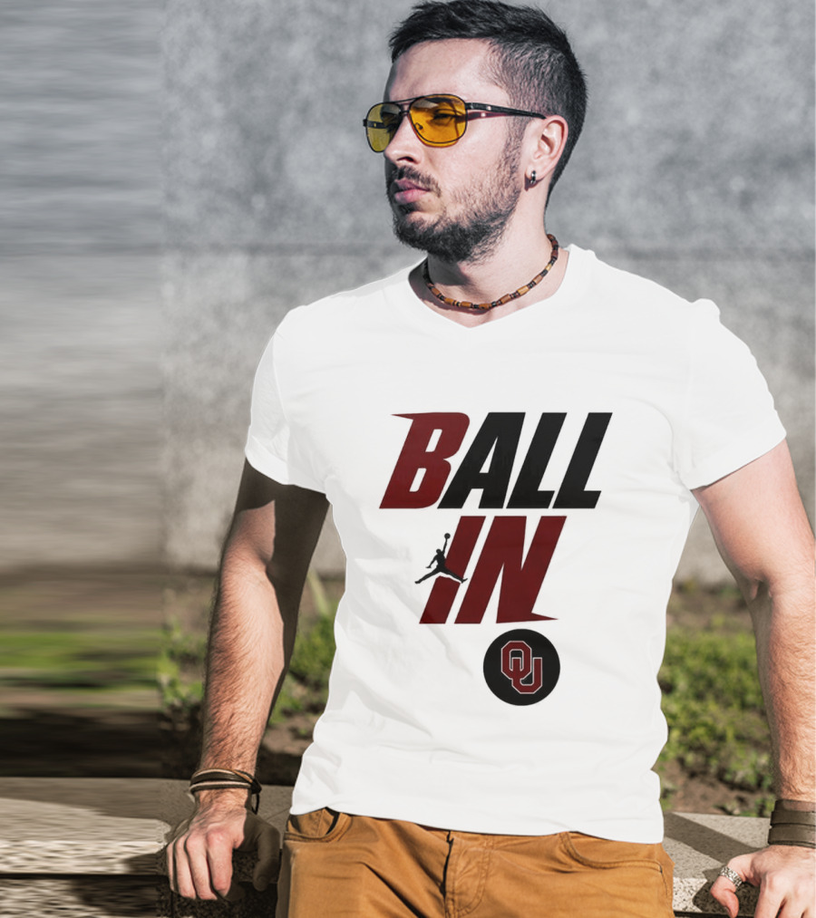 Ball In Oklahoma Sooners OU 2026 Women's Basketball T-Shirt