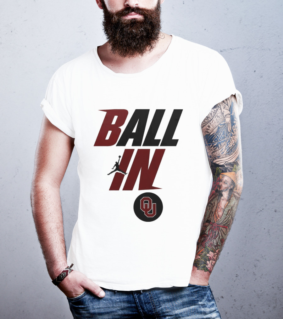 Ball In Oklahoma Sooners OU 2026 Women's Basketball T-Shirt