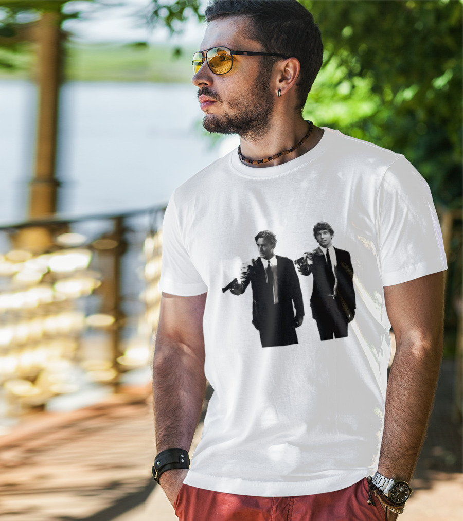 George Russell Kimi Antonelli Pulp Fiction Racing Showdown T-Shirt