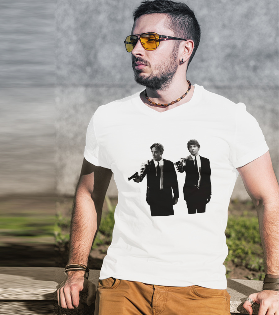 George Russell Kimi Antonelli Pulp Fiction Racing Showdown T-Shirt