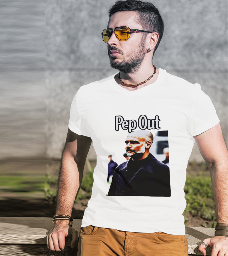 Pep Out Football Manager Critique T-Shirt