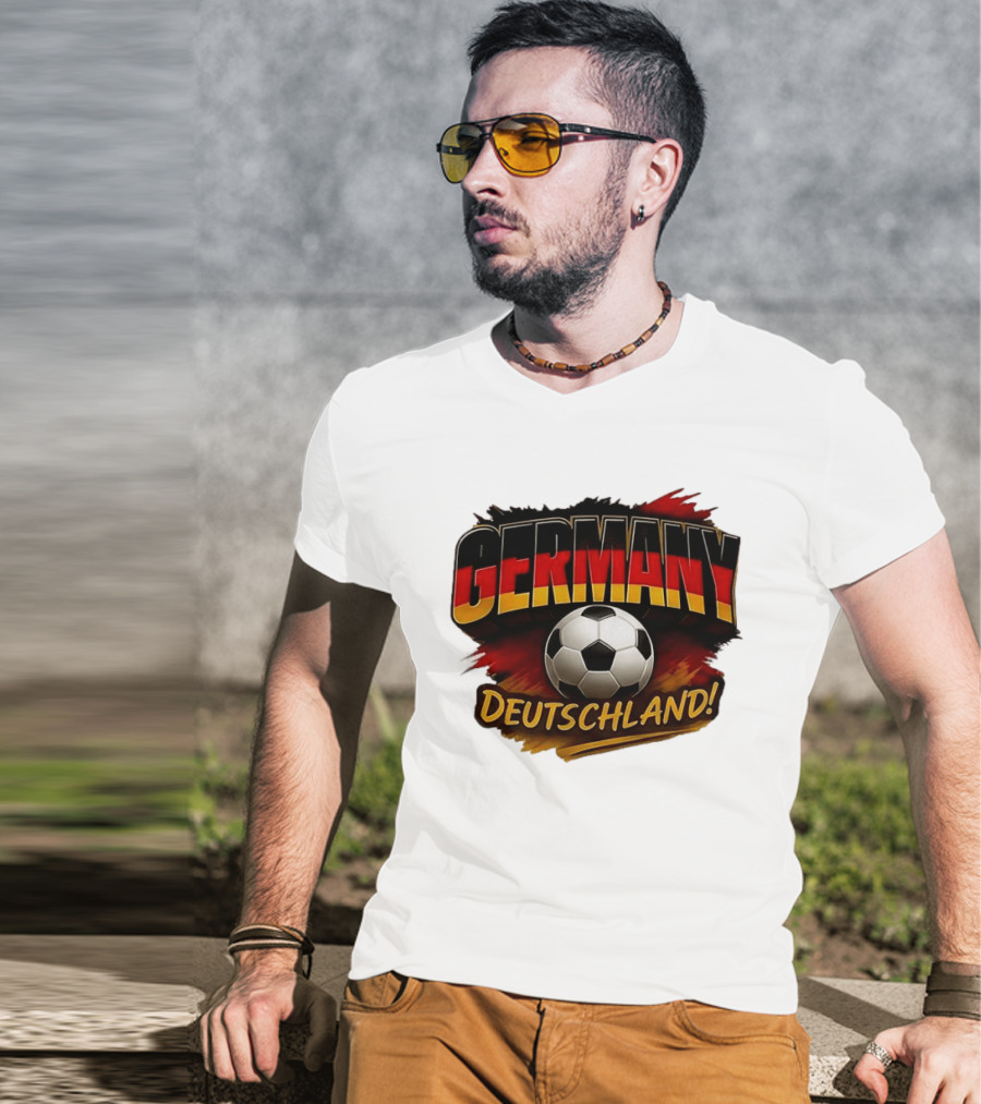 Germany Deutschland Soccer FIFA World Cup 2026 Soccer Ball T-Shirt