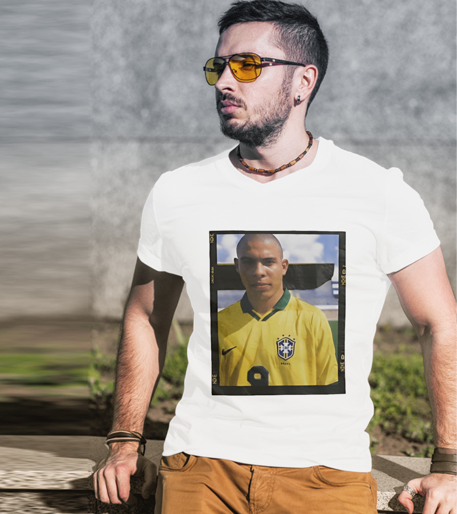 Brazil 2026 Ronaldo Nazario Heritage Nike 9 Jersey T-Shirt