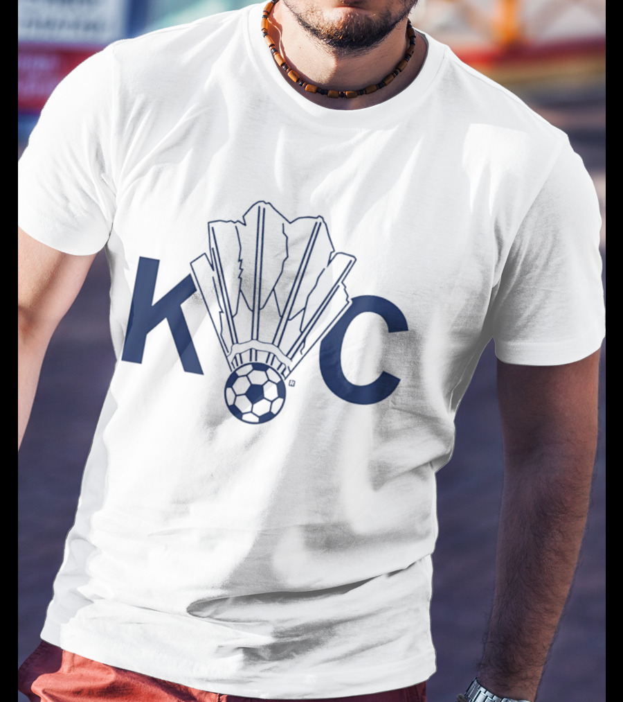 Kansas City KC Soccer Shuttlecock Combination T-Shirt
