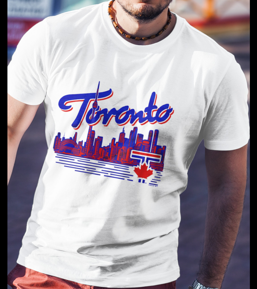 Toronto Blue Jays Skyline 2026 Canadian Baseball T-Shirt
