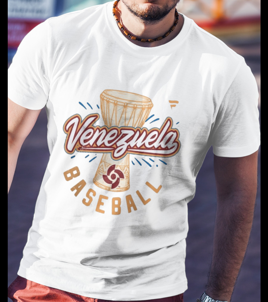 Venezuela Baseball 2026 World Baseball Classic Drum T-Shirt