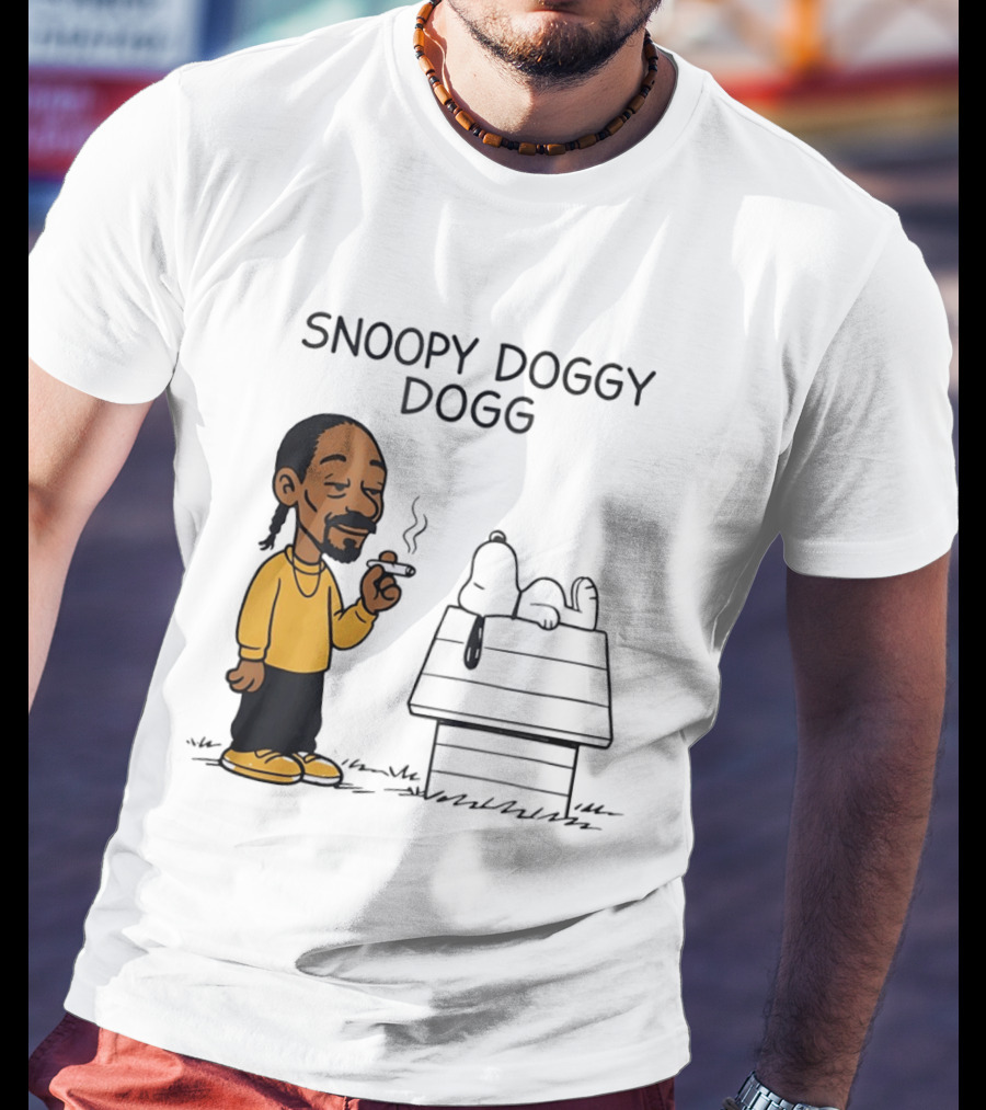 Snoopy Doggy Dogg Snoop Dogg And Snoopy Mashup T-Shirt