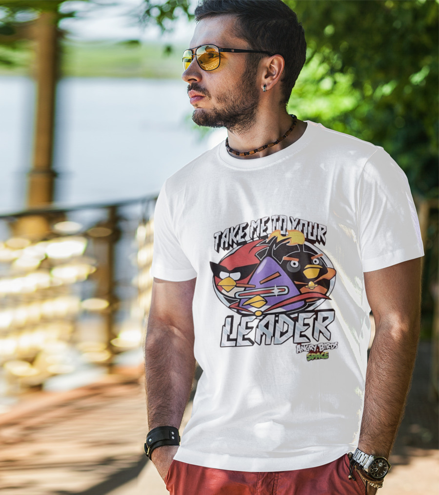 Angry Birds Space Take Me To Your Leader T-Shirt