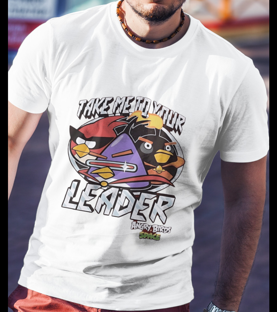 Angry Birds Space Take Me To Your Leader T-Shirt