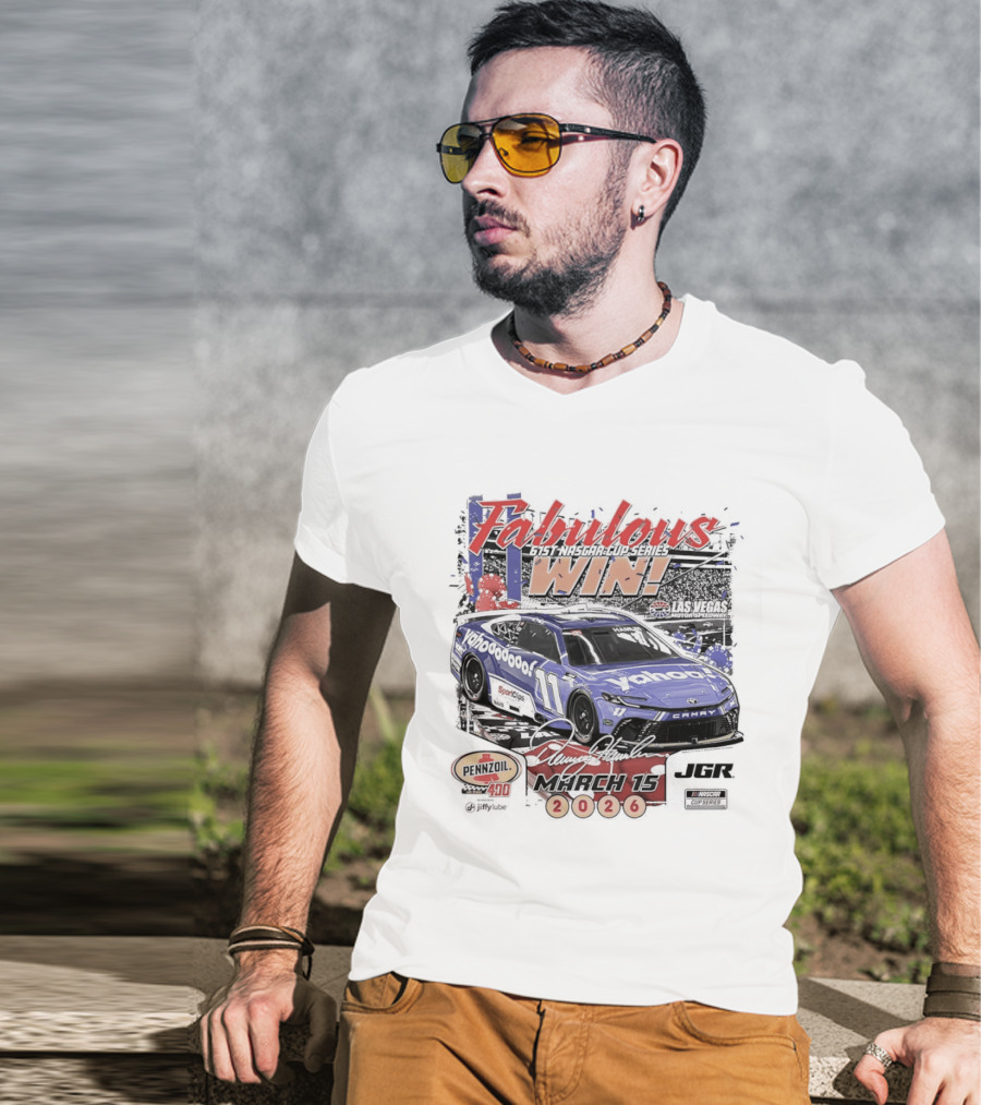 Fabulous Win Denny Hamlin Nascar Cup Series March 15 2026 T-Shirt