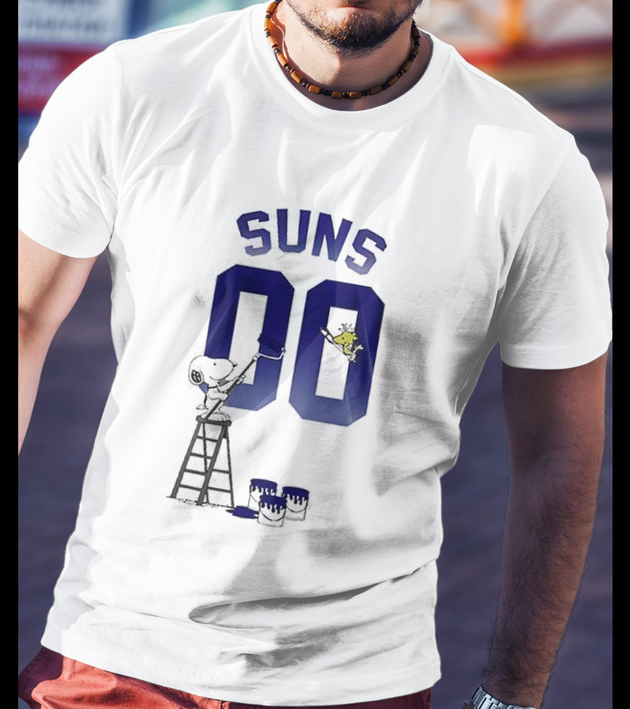 Phoenix Suns Snoopy Basketball 00 Collaboration T-Shirt