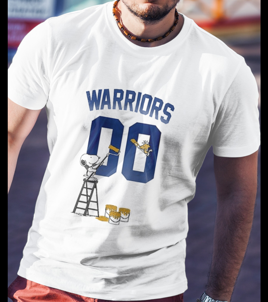 Warriors 00 Snoopy Shut Up And Dribble Collaboration With Woodstock T-Shirt