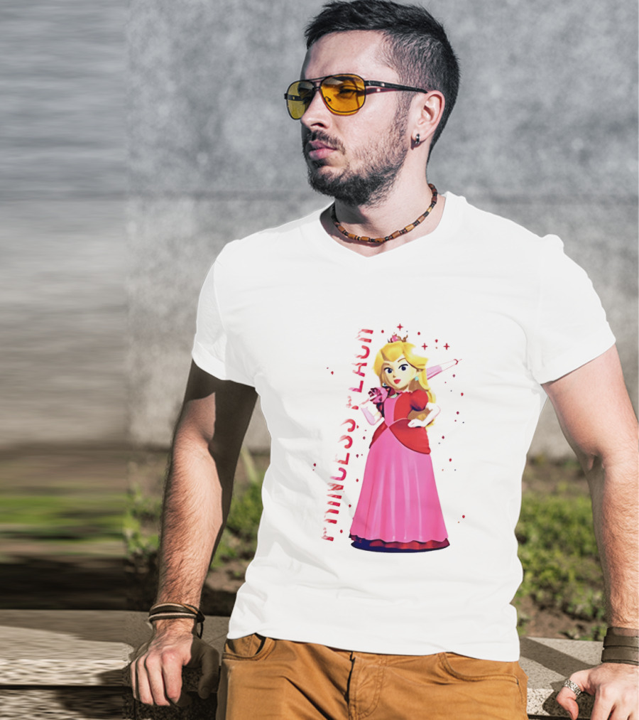 Princess Peach Animated Character Princess Peach The Movie T-Shirt
