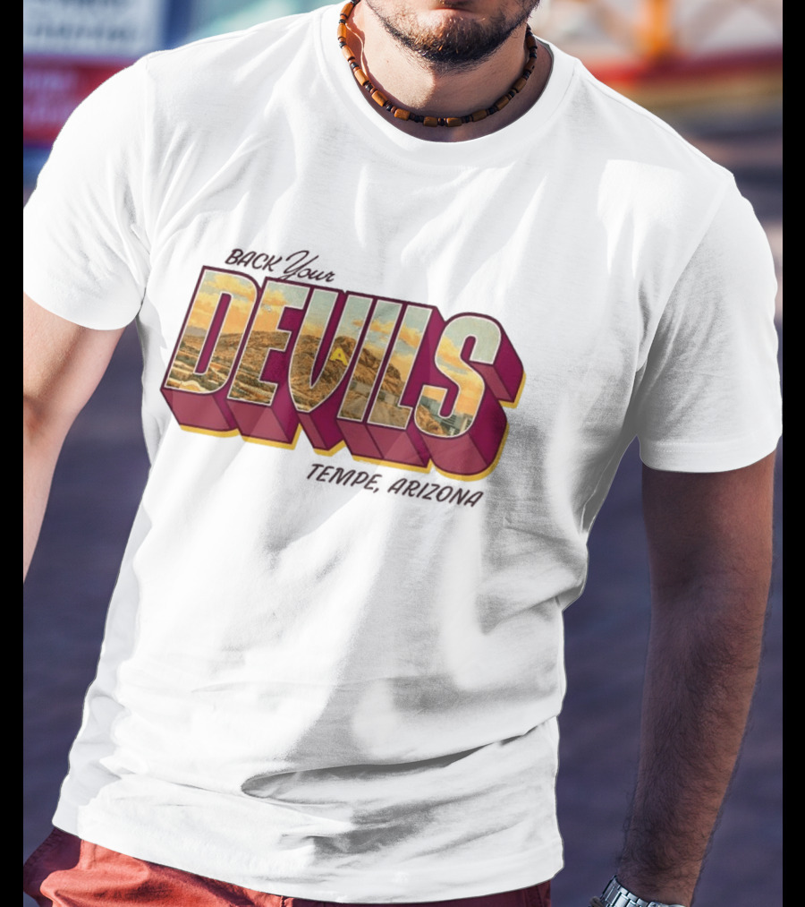 Sun Devil Athletics Back Your Devils Landscape T-Shirt