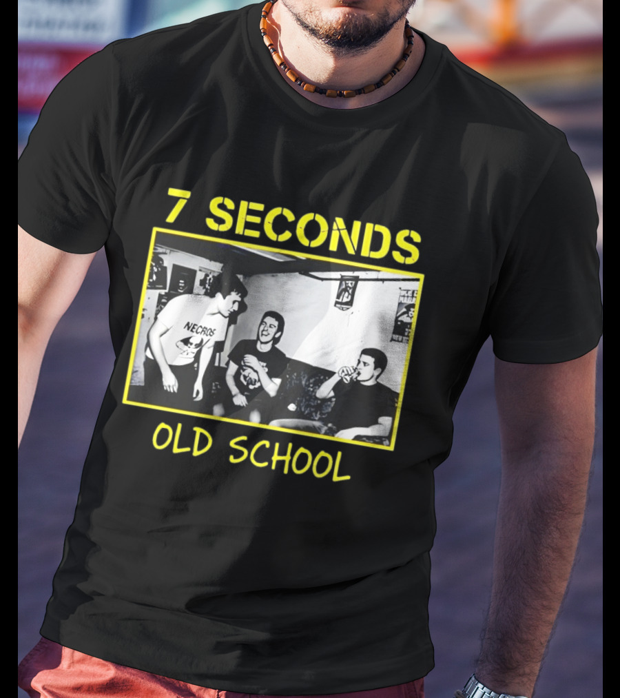 7 Seconds Old School Necros Punk Band Scene T-Shirt