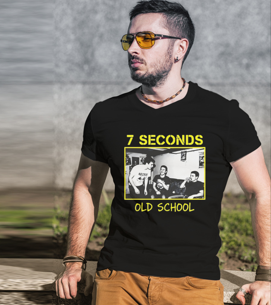 7 Seconds Old School Necros Punk Band Scene T-Shirt
