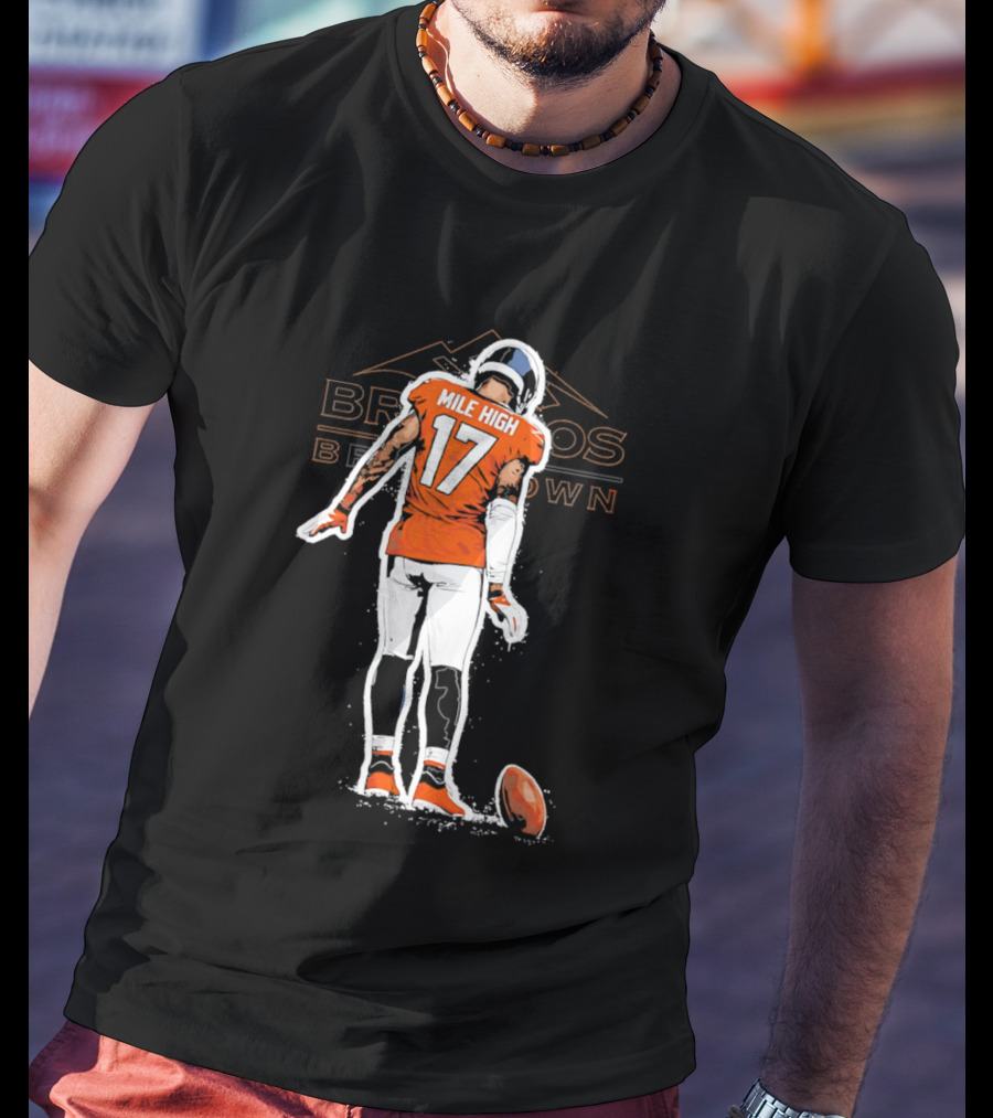 Denver Broncos Mile High Celebration Number 17 T-Shirt