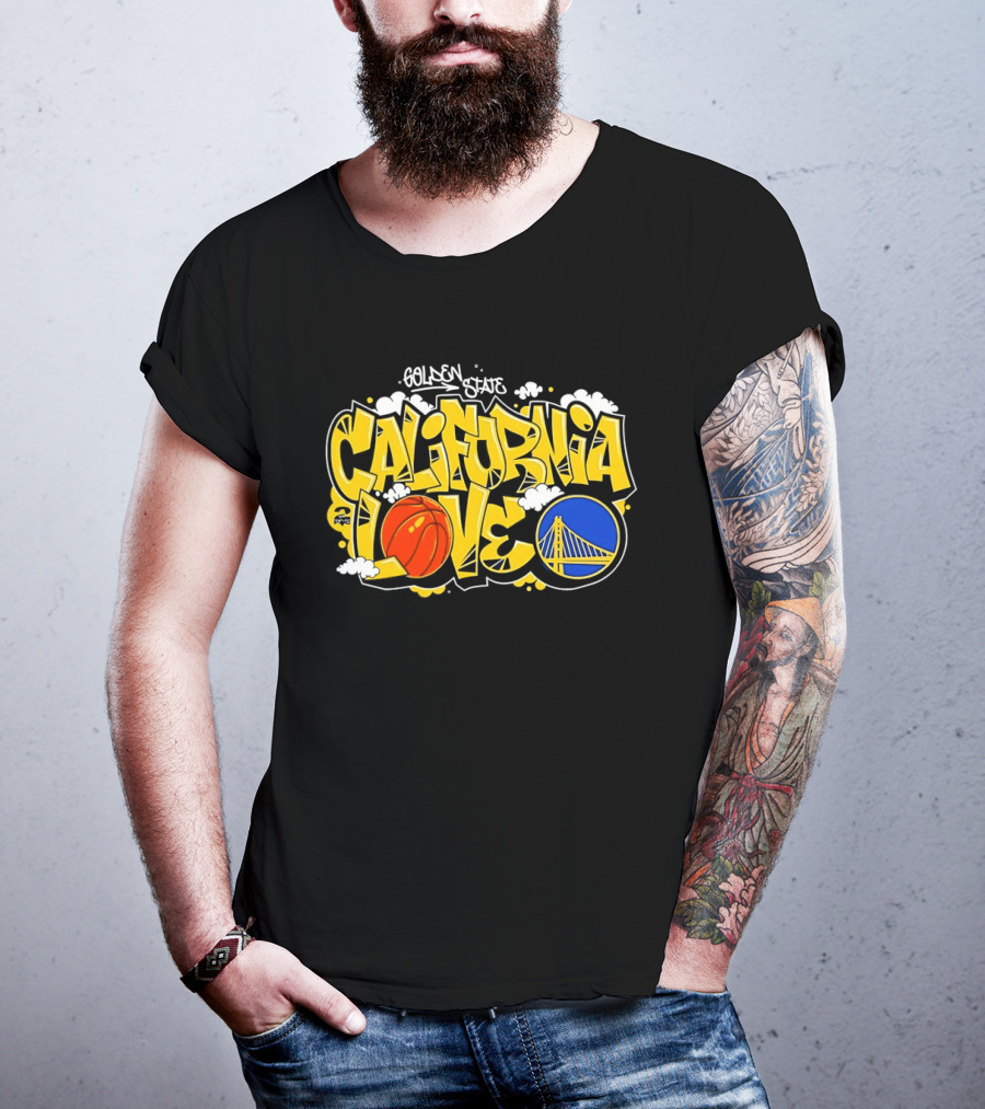 Golden State California Love Warriors Basketball T-Shirt