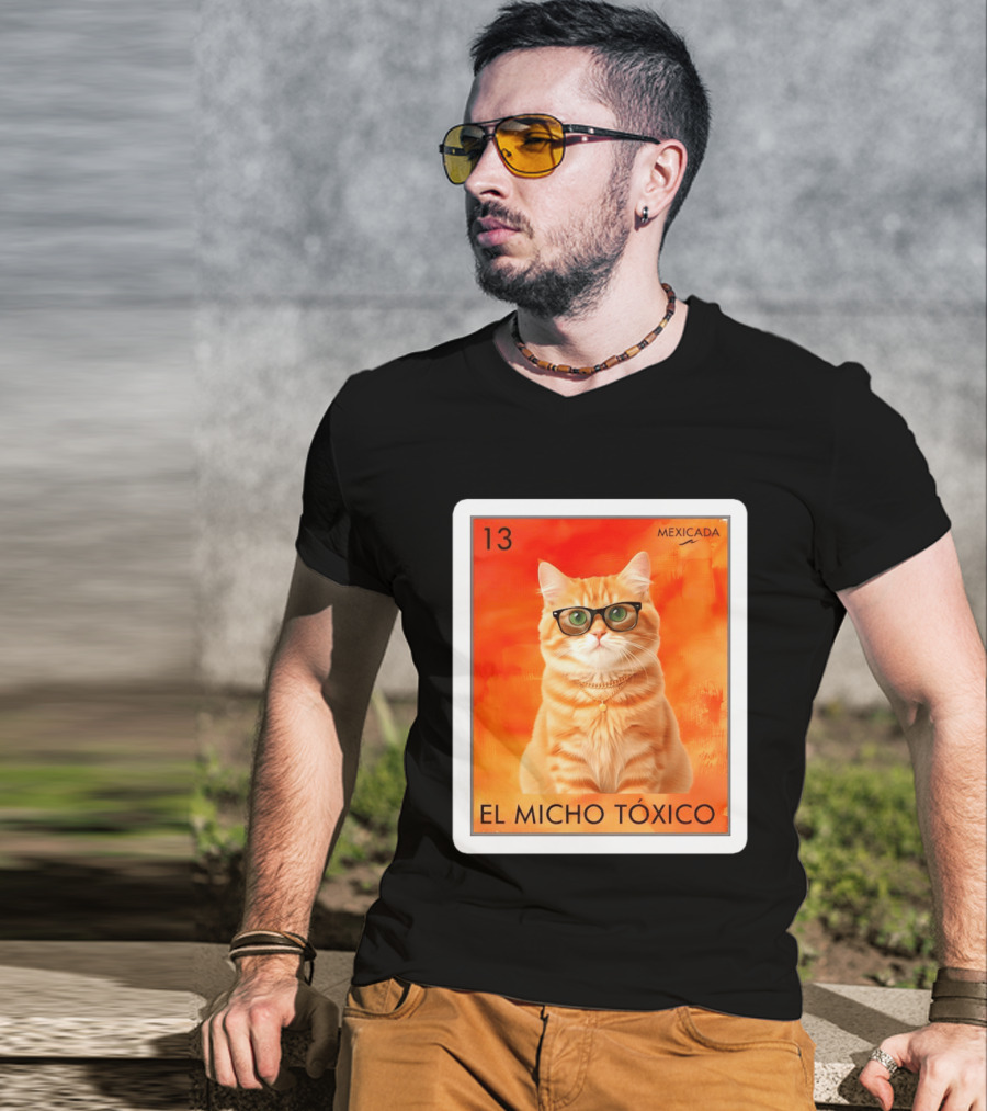 El Micho Tóxico Gato Mexicada 13 T-Shirt