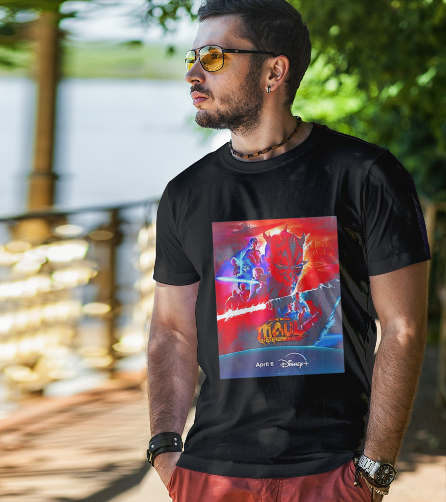 Star Wars Maul Shadow Lord Disney Plus April 6 2026 T-Shirt
